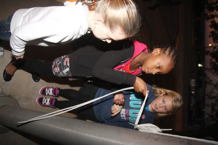Students Learn Flag Ettiquette